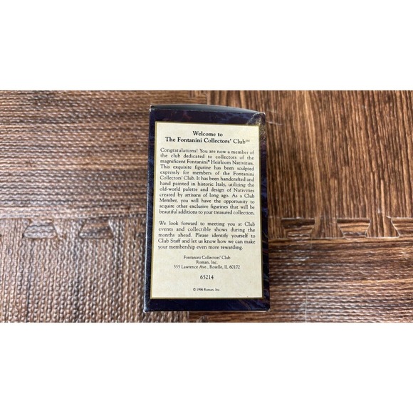 Fontanini Depose Italy "Judah" 5 inches Figurine Open Box & Story Card NEW - Picture 7 of 9